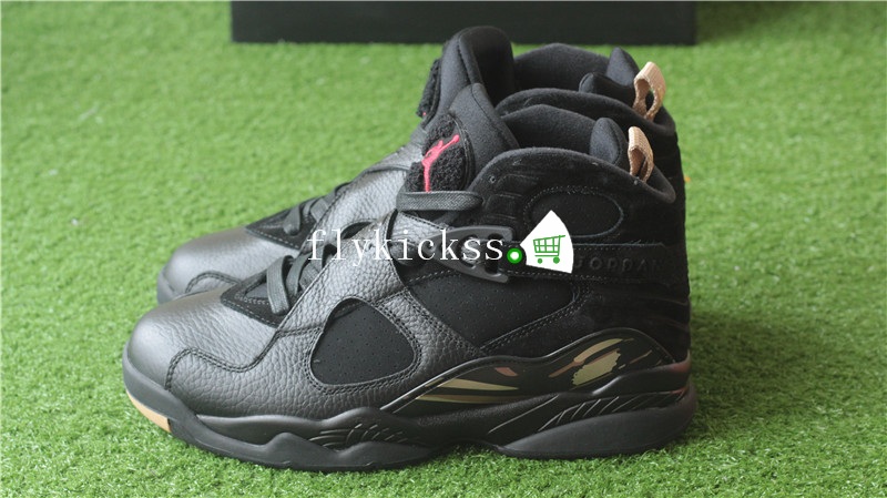 Authentic Air Jordan 8 Retro OVO Black